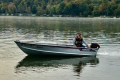 Doug and his AlumaCraft and '55 Evinrude Fastwin 15