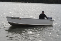 Steve S, the Sylvan and Evinrude 25