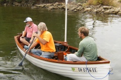 Scott takes Steve and Dave for a spin in the Whitehall