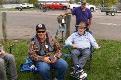Bob, Mike and Tom take a break