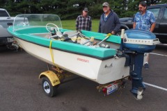 1958 Evinrude Fastwin18  on a 1959 Starcraft