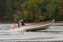 Doug, the Alumacraft and 1958 Johnson 18