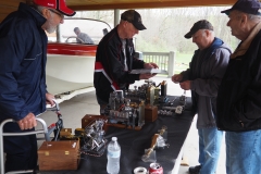 George shows off his fantastic miniature engines