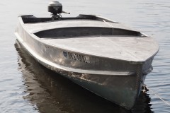 Scott's Crestliner sporting his early 30's Evinrude ELECTRIC