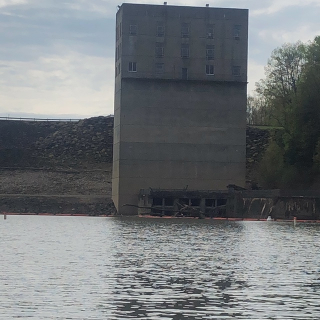 Dillon Lake water control dam