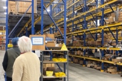 Shelving for storage of parts and repairs