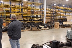 Dave Allen explaining axels to be repaired