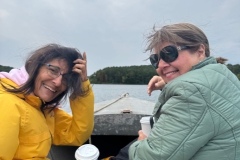 Maryann and Leslie in the AeroCraft