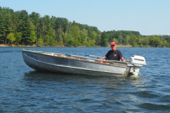 You can't beat sunny skies, blue water, and a boat and motor