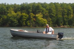 Bob K heads out on the lake