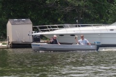 Mike and Bob in the AlumaCraft