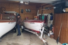 Old Bob admires two of Ryan's boats