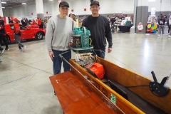 Chuck & Howie with the 1973 Bezoats Hydro