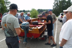 Denny's boat draws a crowd