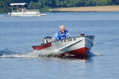 Marty returning from a run. Cuffman photo